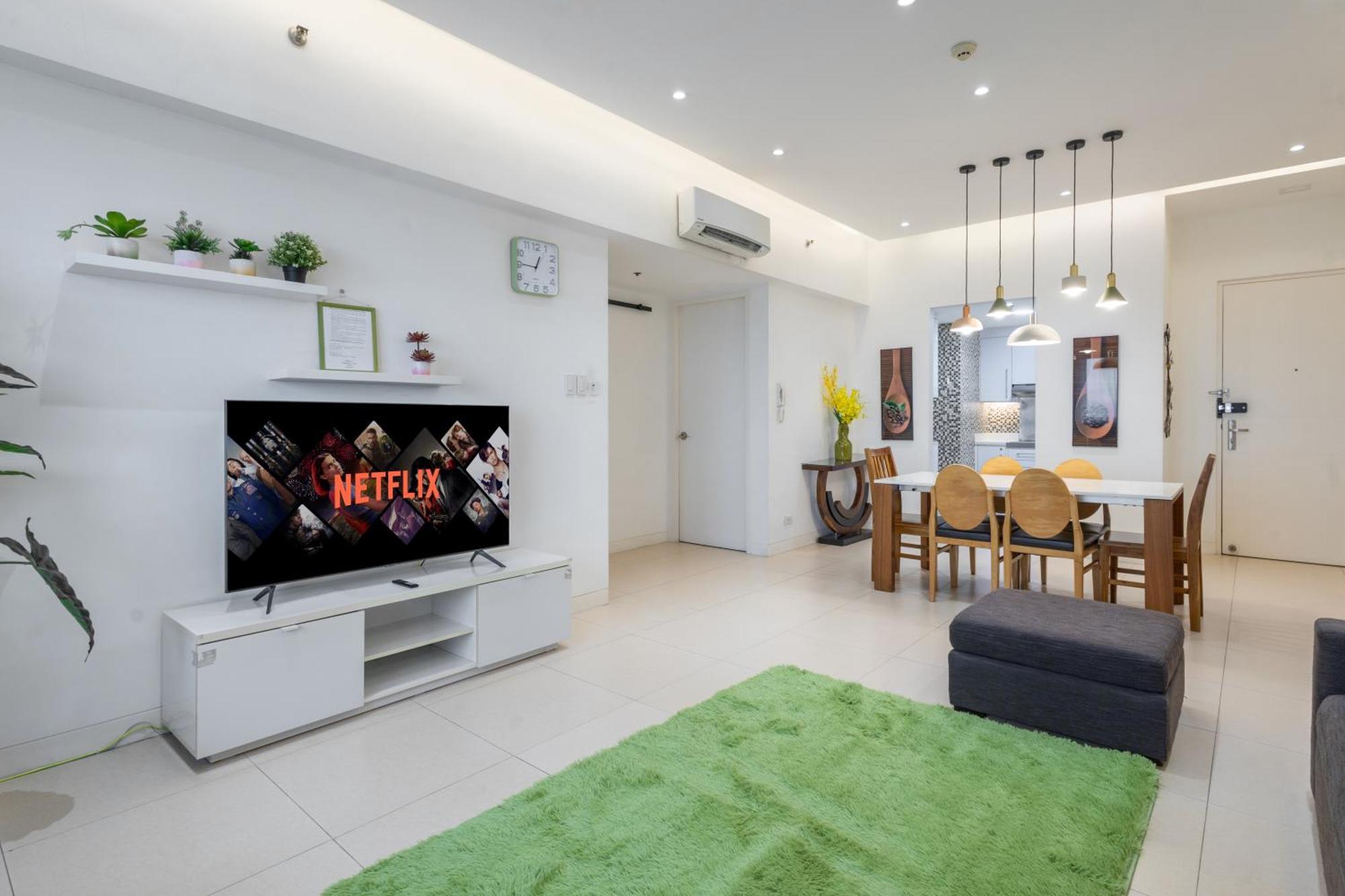 Apartament New 2Br Of 86Sqm With Parking & Netflix In Bgc Manila Zewnętrze zdjęcie